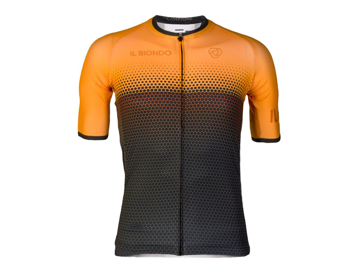 Il Biondo Road Warrior - Cykeltrøje - Strike 2.0 Touring - Herre - HiVis Orange - S