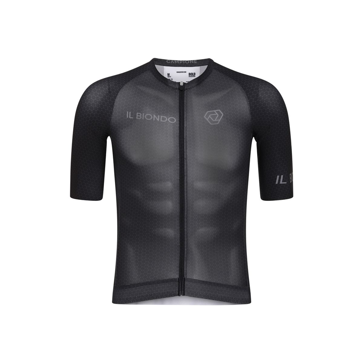 Il Biondo Road Warrior - Cykeltrøje - Strike 2.0 Touring - Herre - Sort - M