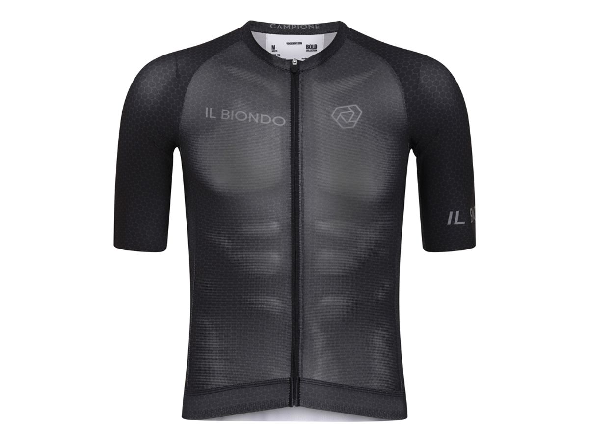 Il Biondo Road Warrior - Cykeltrøje - Strike 2.0 Touring - Herre - Sort - XL