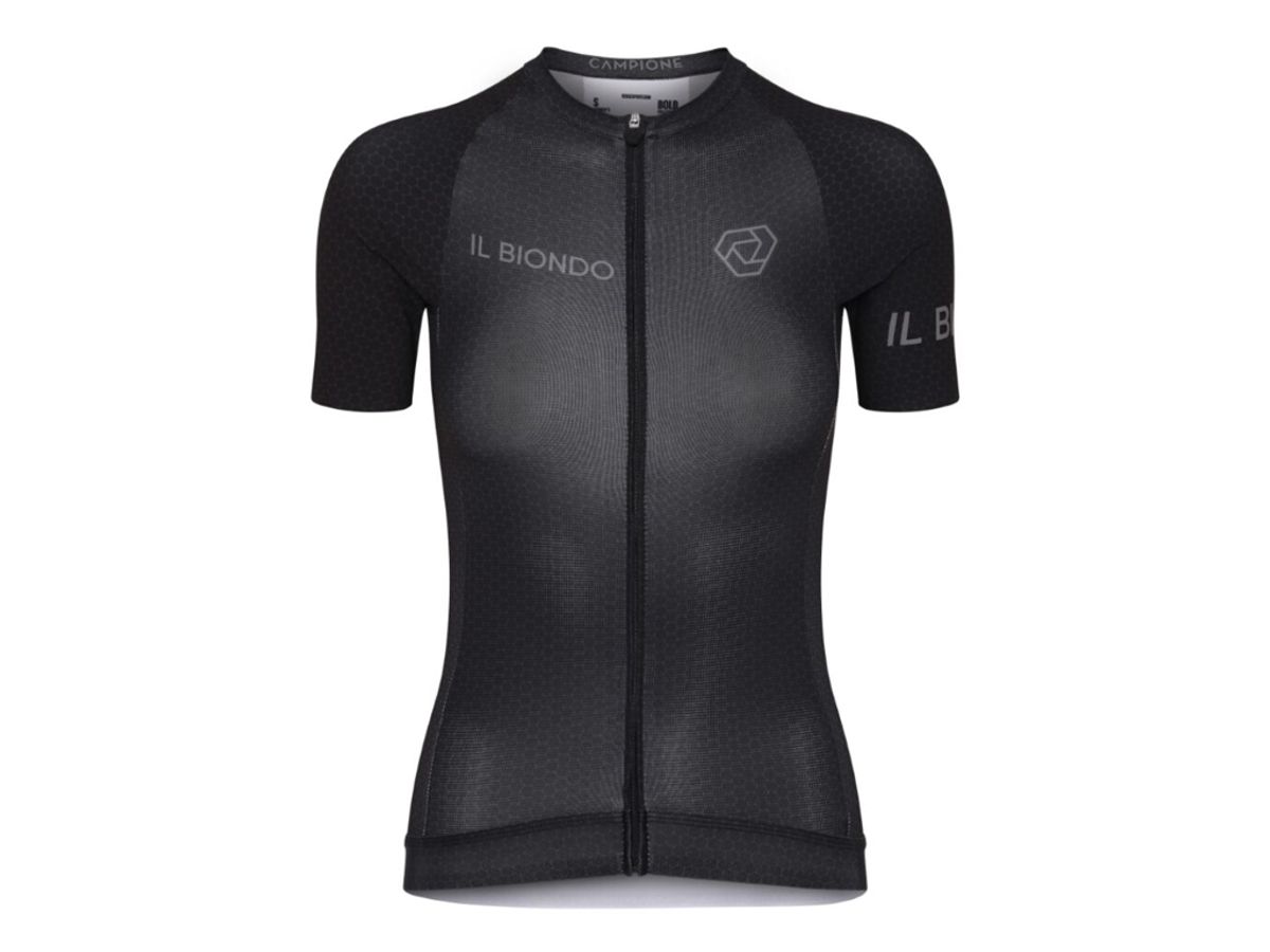 Il Biondo Road Warrior - Cykeltrøje - Thor Racefit - Dame - Sort - XL