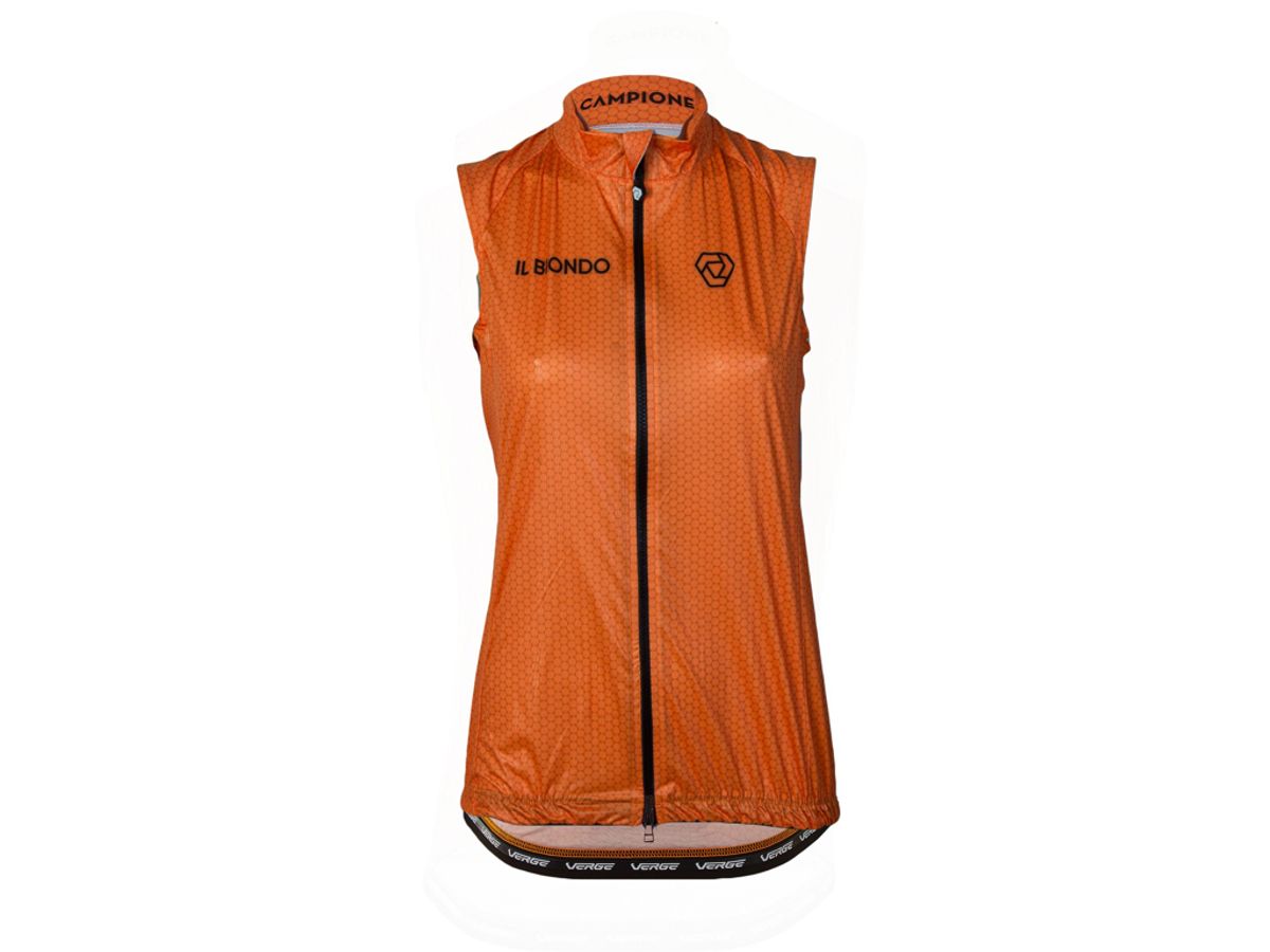 Il Biondo Road Warrior - Cykelvest - Dame - Toscany Orange - XL