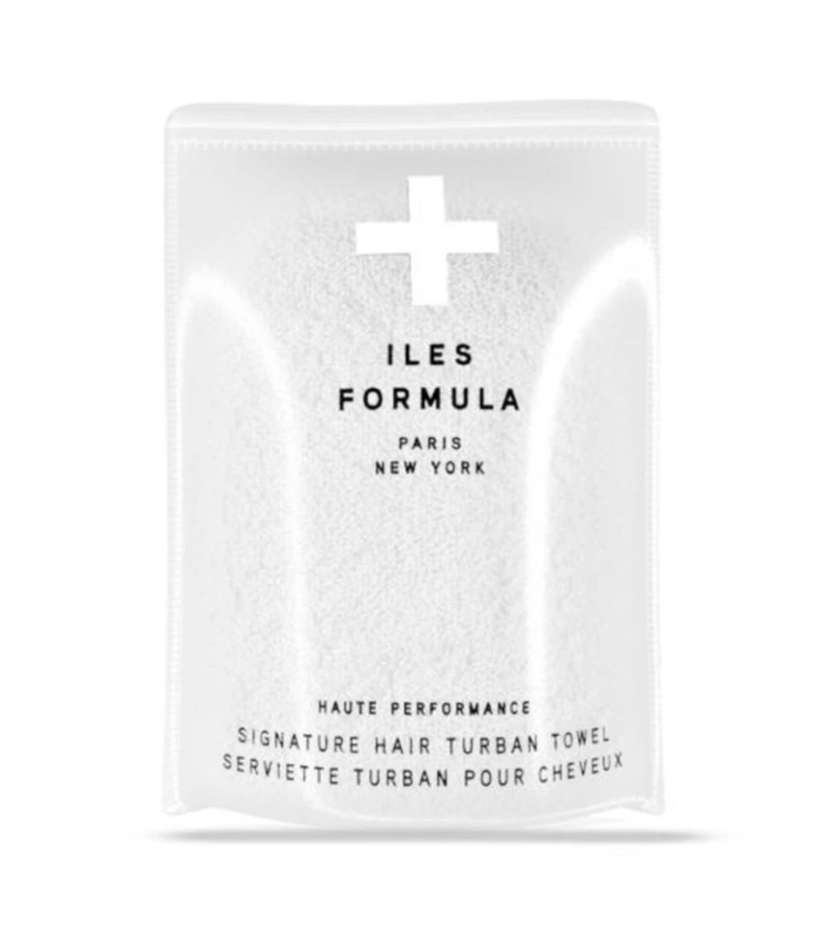 Iles Formula Signature Hair Turban Towel White