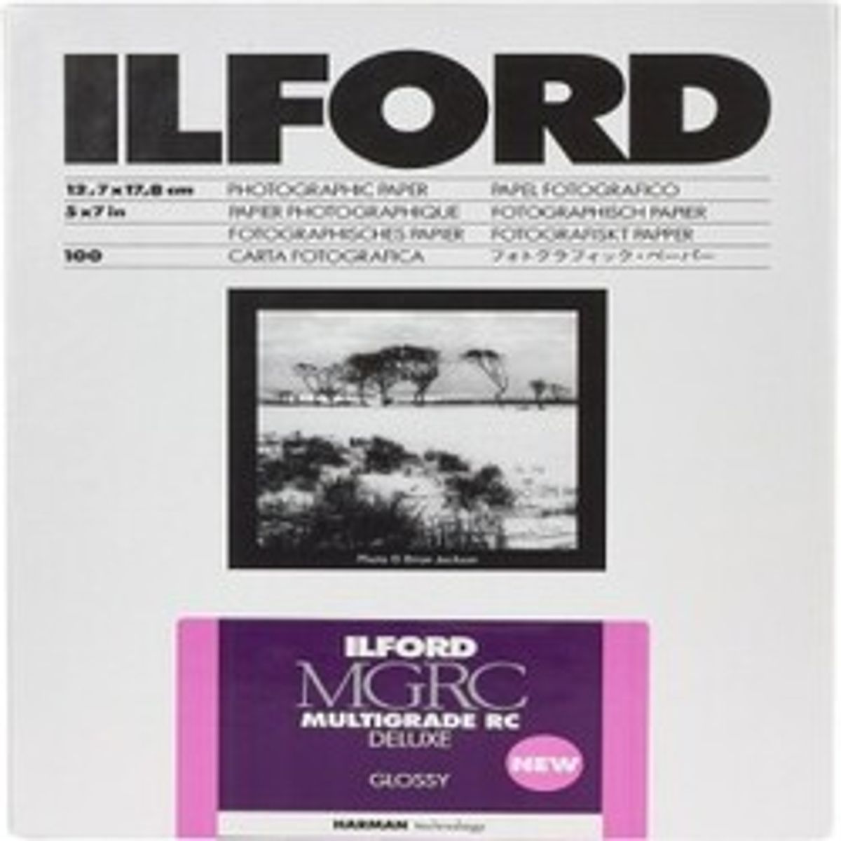 Ilford-photo Ilford Photo Ilford Multigrade Rc Deluxe Glossy 17.8x24cm 100 - Tilbehør til foto