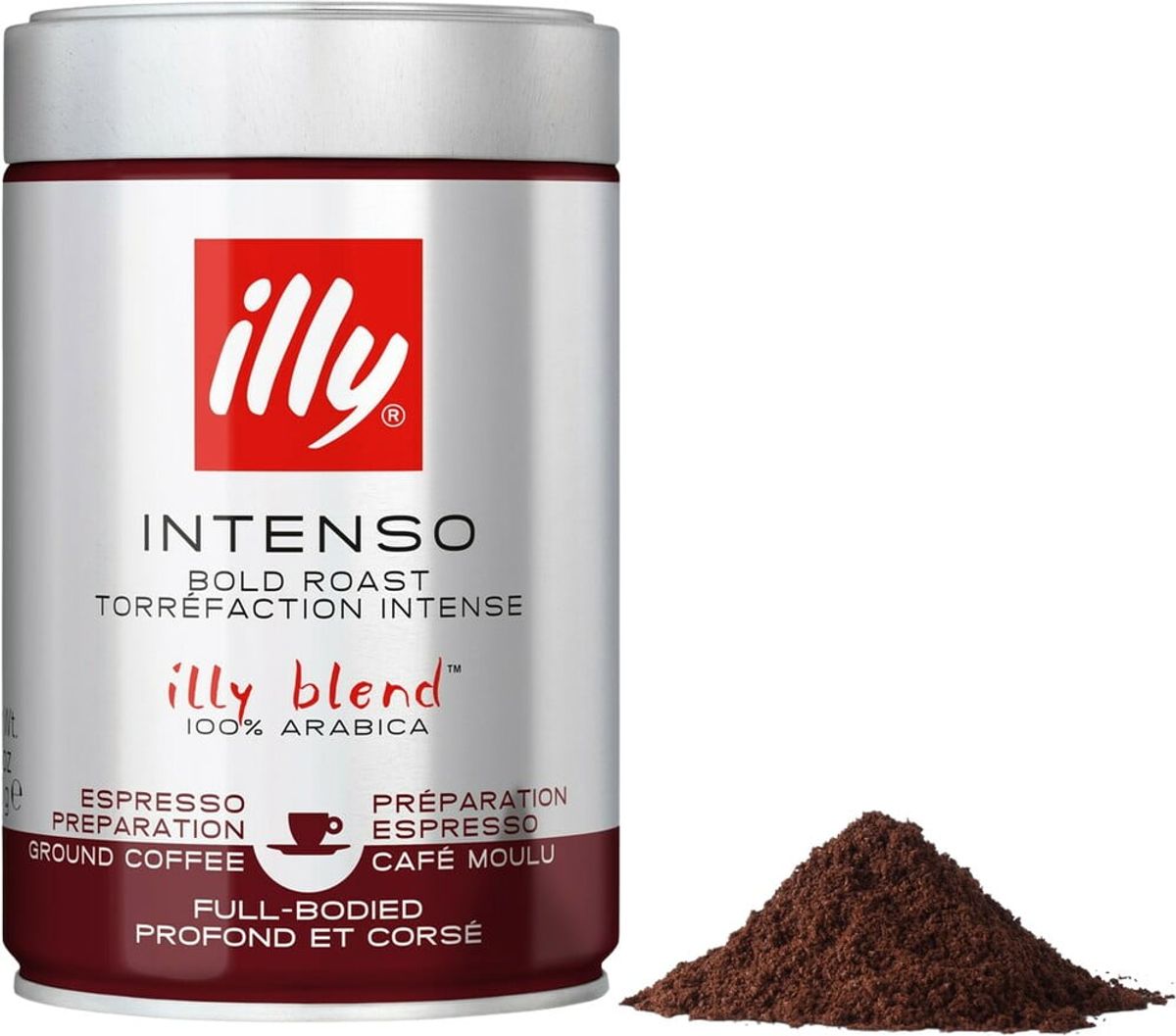 Illy - Intenso, malet (250g) - Kaffebønner