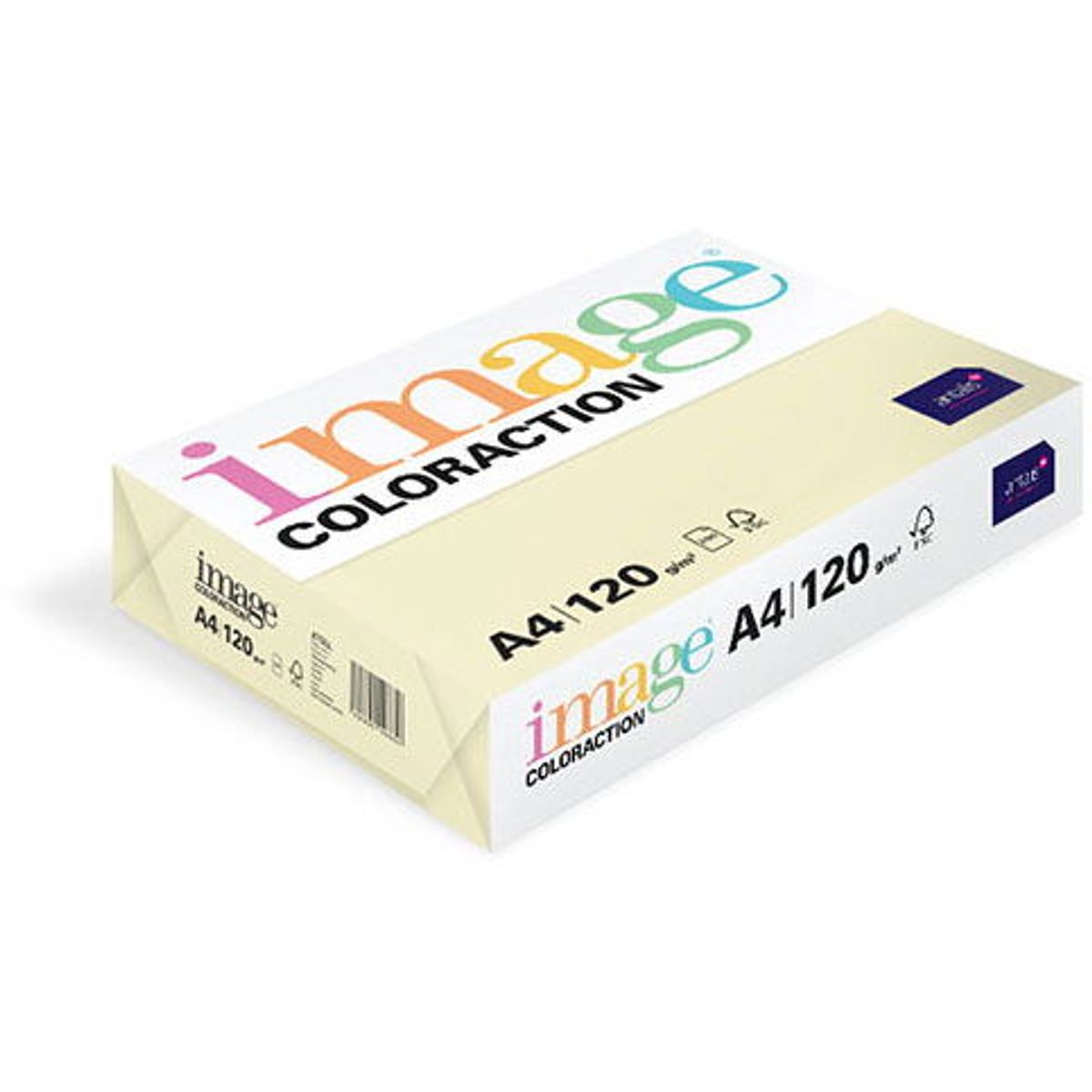 Image Coloraction kulørt kopipapir A4 120 g 250 ark paleivory