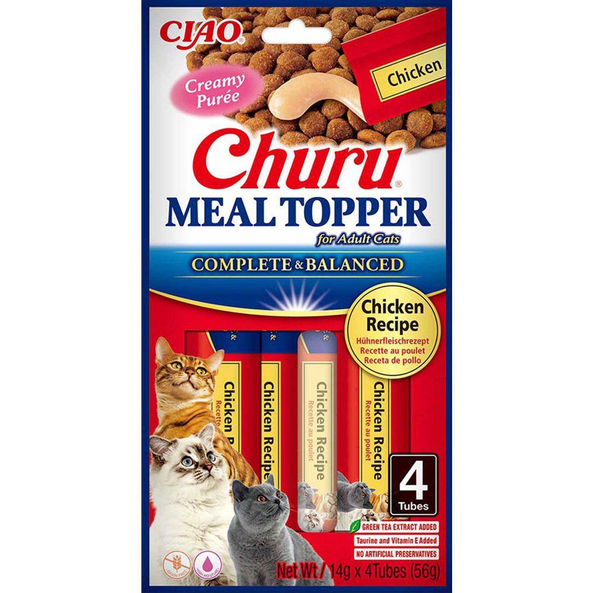 Imazo - Churu Cat Meal Topper Kylling 4stk