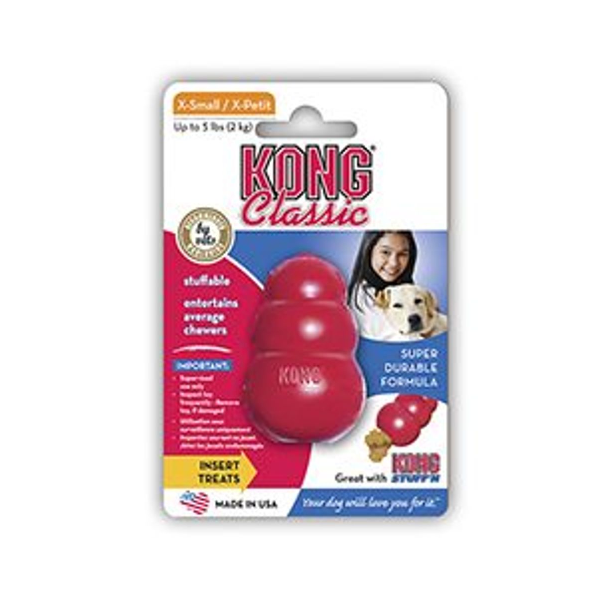 Imazo - Kong classic large hundelegetøj 10 cm - Hundelegetøj - Alt til Hunden