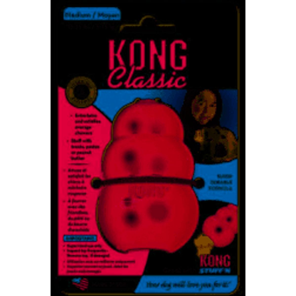 Imazo - Kong classic medium 8,5 cm hundelegetøj - Hundelegetøj - Alt til Hunden