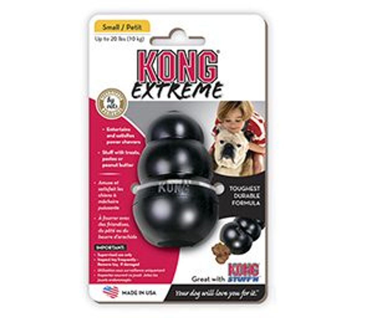 Imazo - Kong extreme small 7,5 cm hundelegetøj - Hundelegetøj