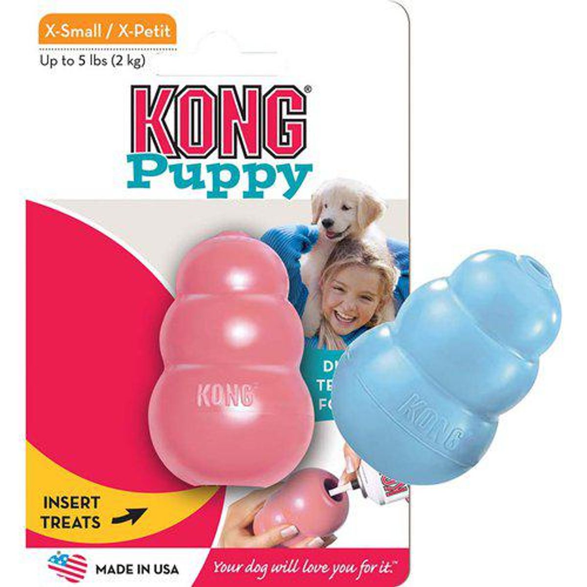 Imazo - Kong puppy medium hundelegetøj - Hundelegetøj - Alt til Hunden