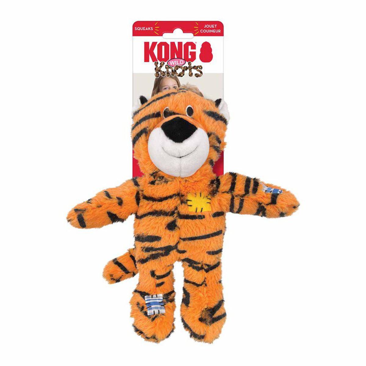 Imazo - Kong Wild Knots Tiger M/L - Hundelegetøj - Polyester