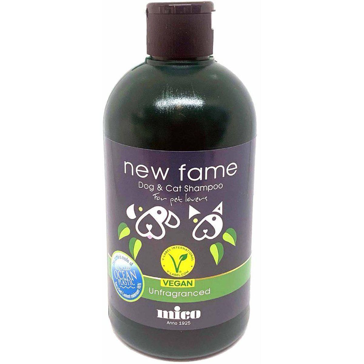 Imazo - New Fame Hunde Shampoo uparfumeret 500 ml vegansk - Shampoo og conditioner til kæledyr