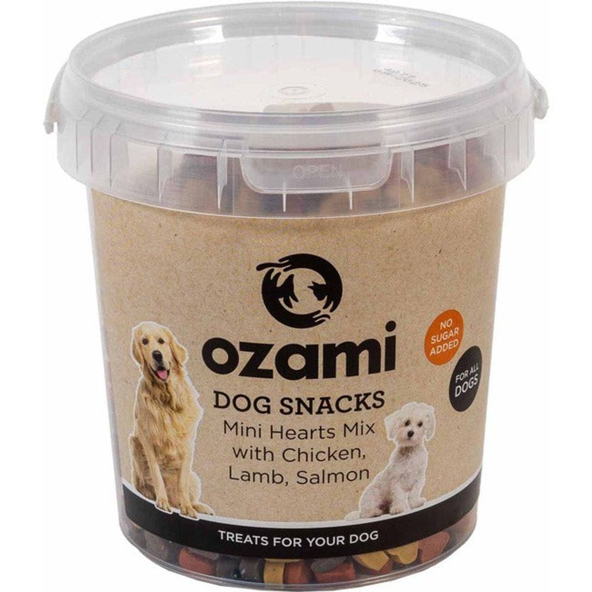 Imazo - Ozami Dog Snack Mini Hearts Mix 500g - Hundegodbidder