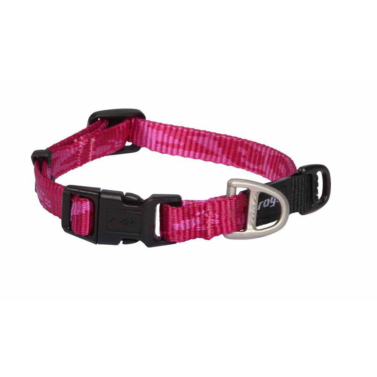 Imazo - Rogz Alpinist Halsbånd Pink - Str. 20-31cm - Halsbånd og seler til kæledyr - Nylon