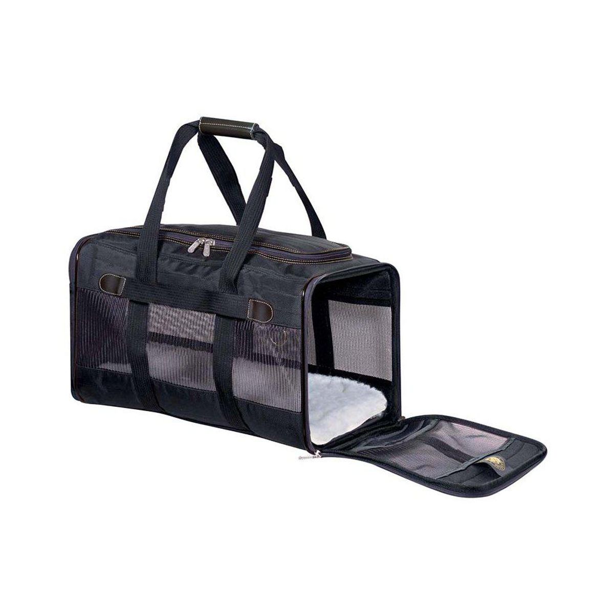 Imazo - Sherpa Deluxe Sort L Transporttaske 48.2x29.8x29.2CM - Det Bedste til Kæledyr