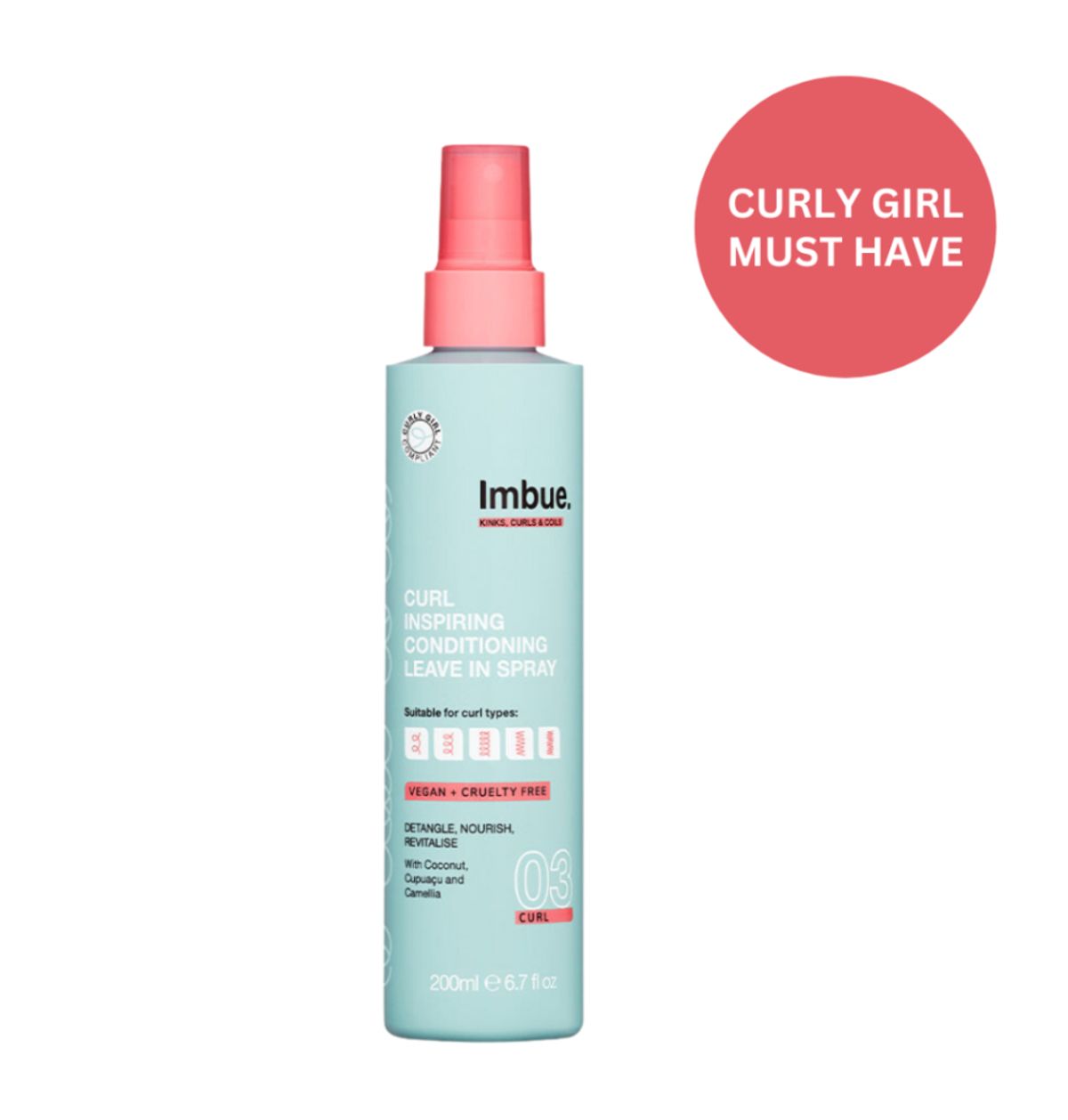 imbue Imbue Curl Inspiring Conditioning Leave In Spray 200ml