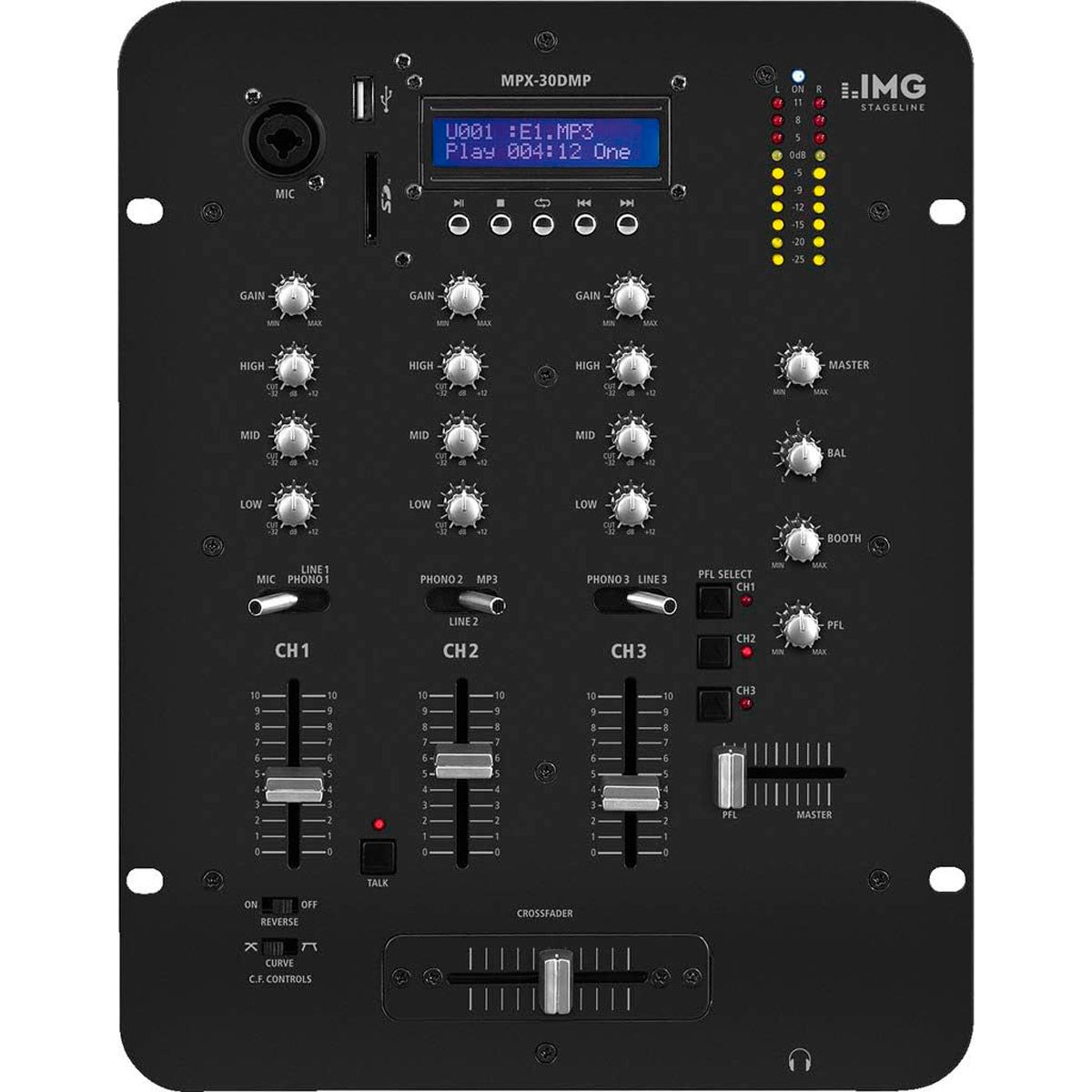 IMG Stageline MPX-30DMP dj-mixer