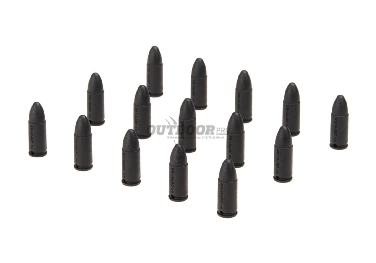 IMI Defense Dummy Bullets 9x19mm 15pcs Black