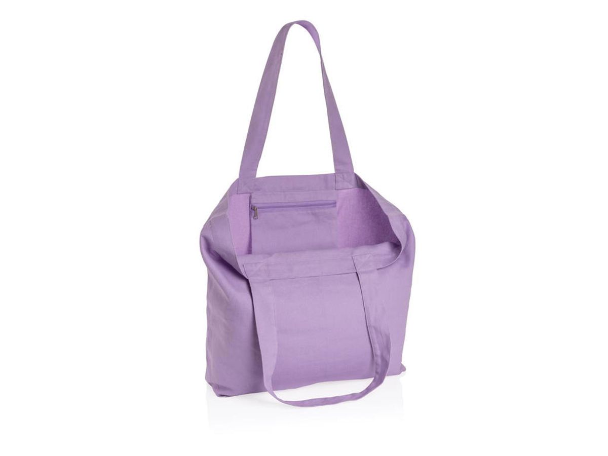 Impact Aware&trade; 240 gsm Rcanvas Shopper M/lomme Ufarvet, Lavender