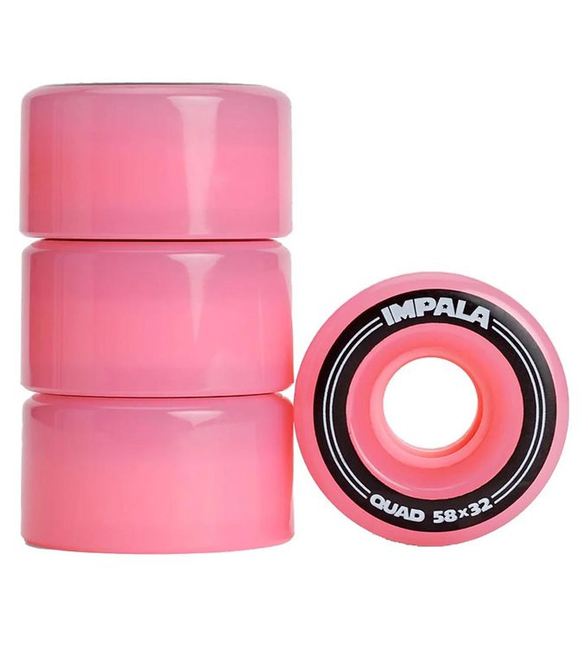 Impala Hjul - 4-pak - 58 mm - Pink