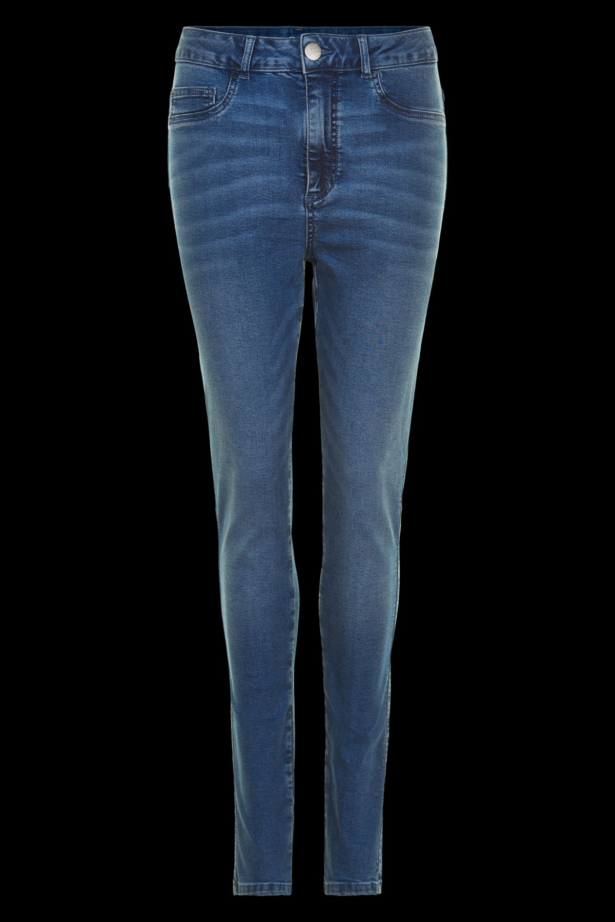 IN FRONT Lezbeth Denim Leggings, Farve: Denim Blue, Størrelse: 38, Dame