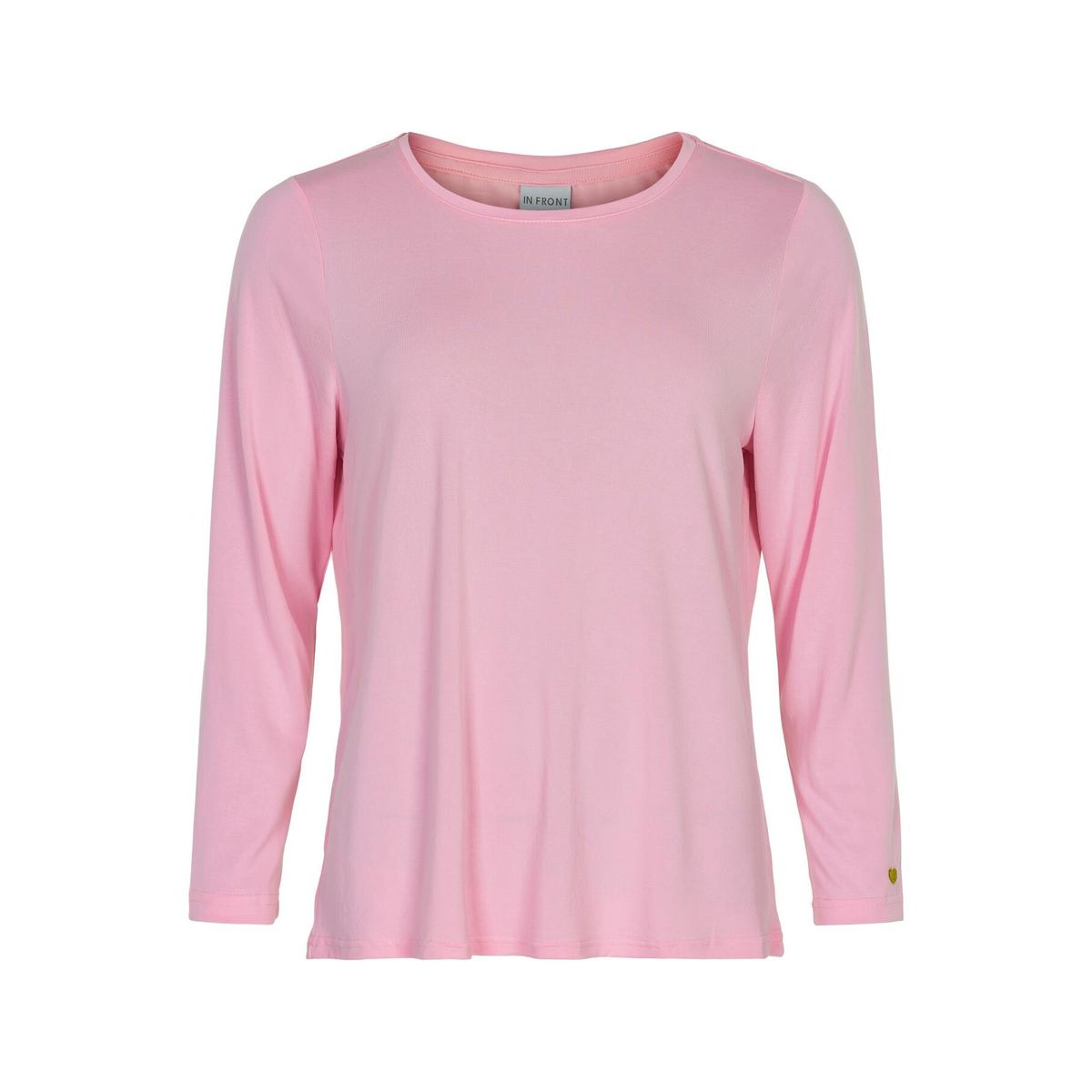 IN FRONT Nina T-shirt, Farve: Soft Pink, Størrelse: L, Dame