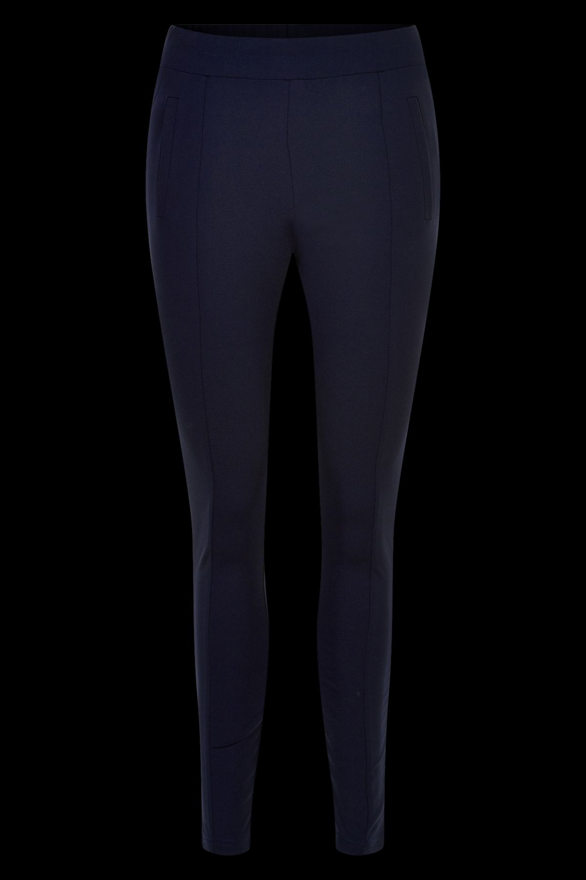 IN FRONT Sassaline Leggings, Farve: Navy, Størrelse: L, Dame