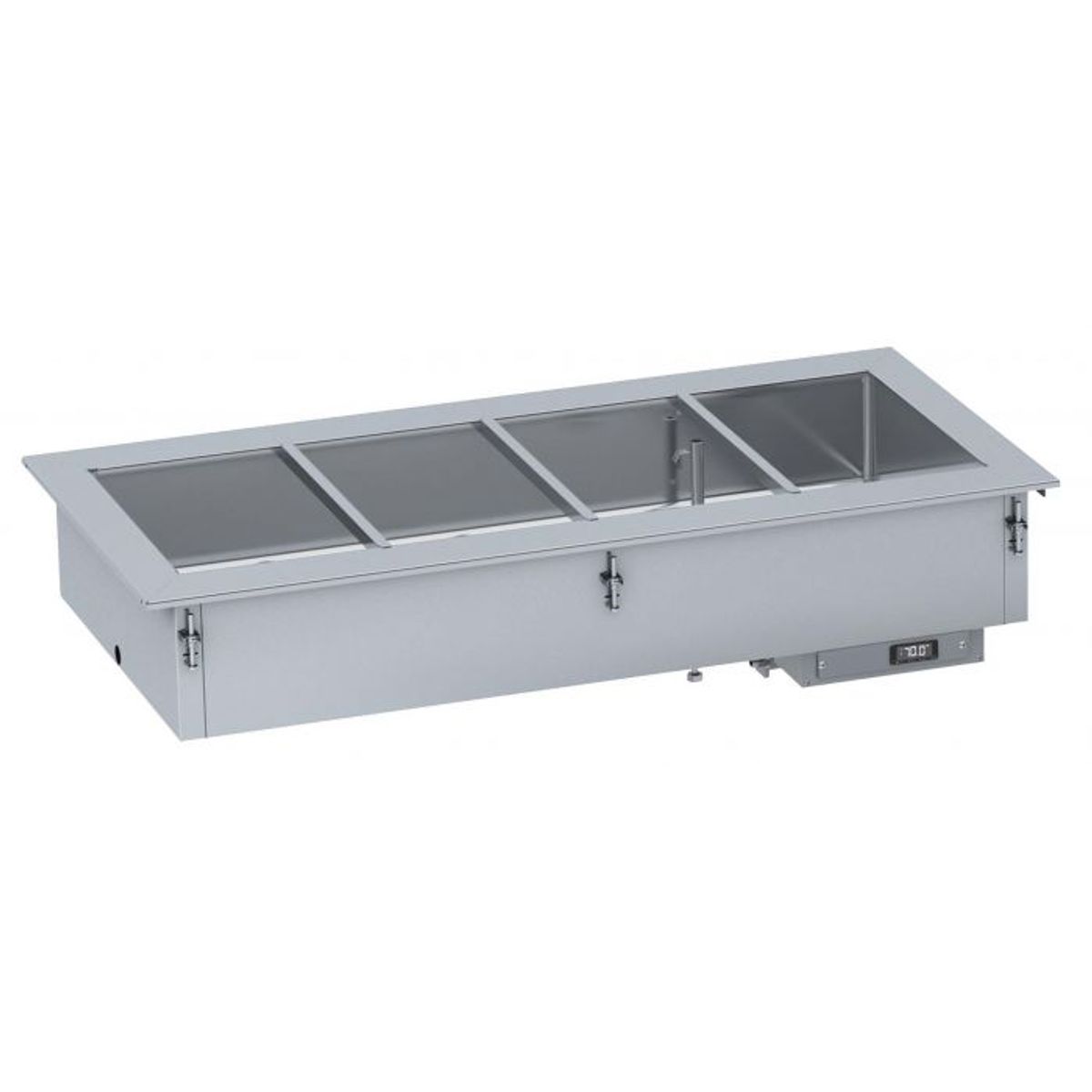 INDBYGGET BAIN-MARIE 2/1 - MANUEL VANDFYLDNING