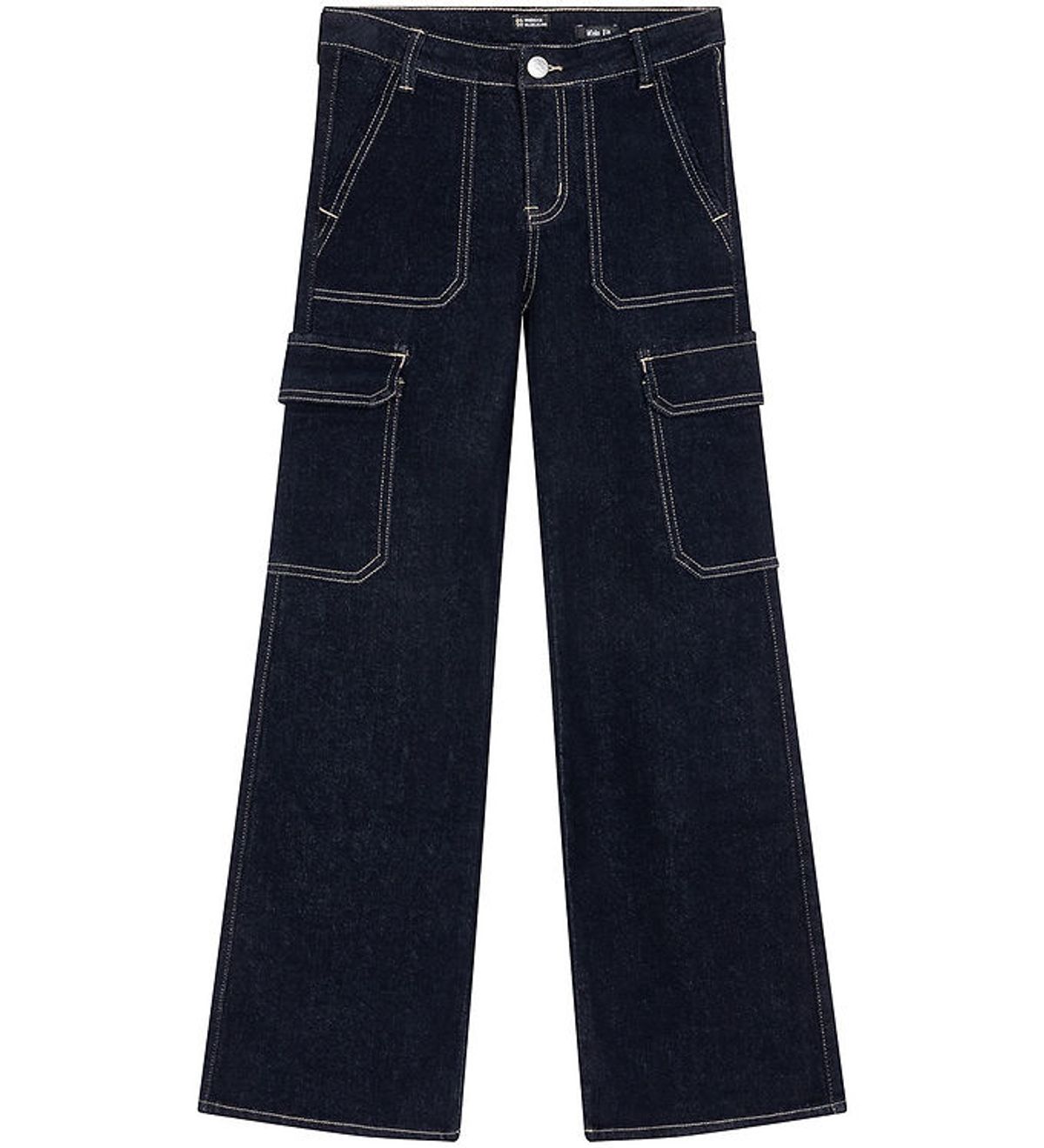 Indian Blue Jeans Jeans - Cargo - Wide Fit - Dark Denim