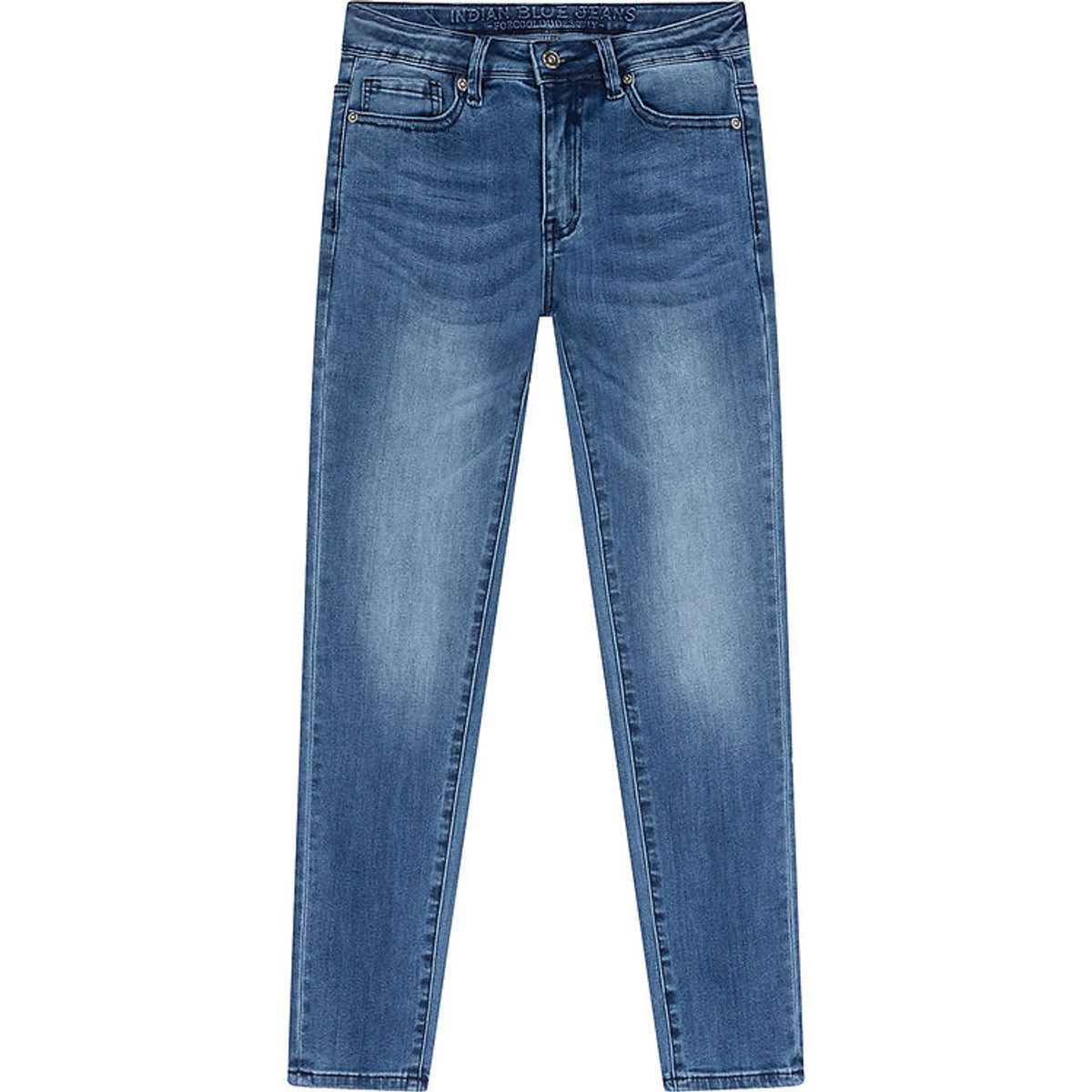 Indian Blue Jeans Jeans - Straight Fit - Medium Denim