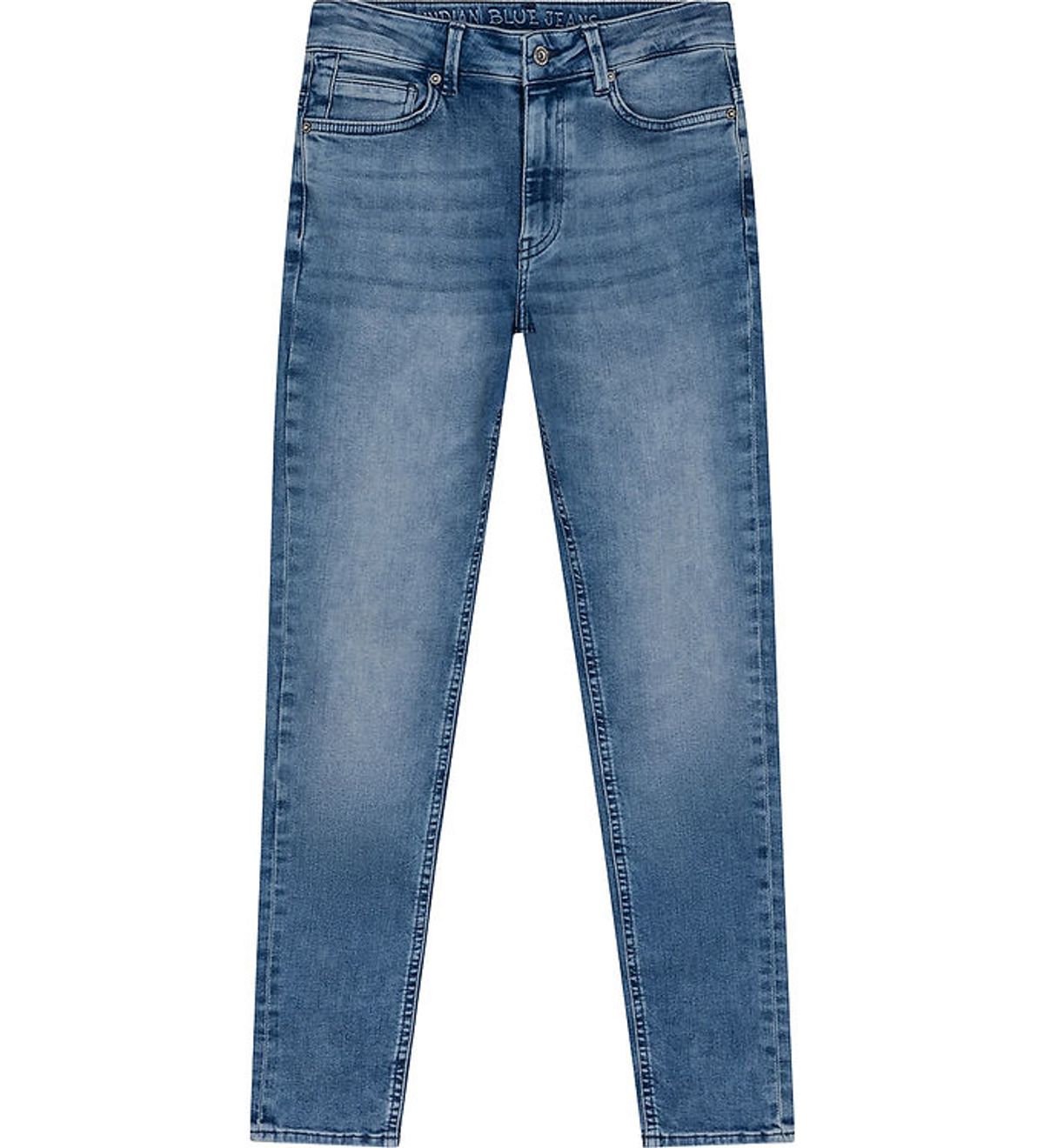 Indian Blue Jeans Jeans - Tapered Fit - Damaged Light Denim