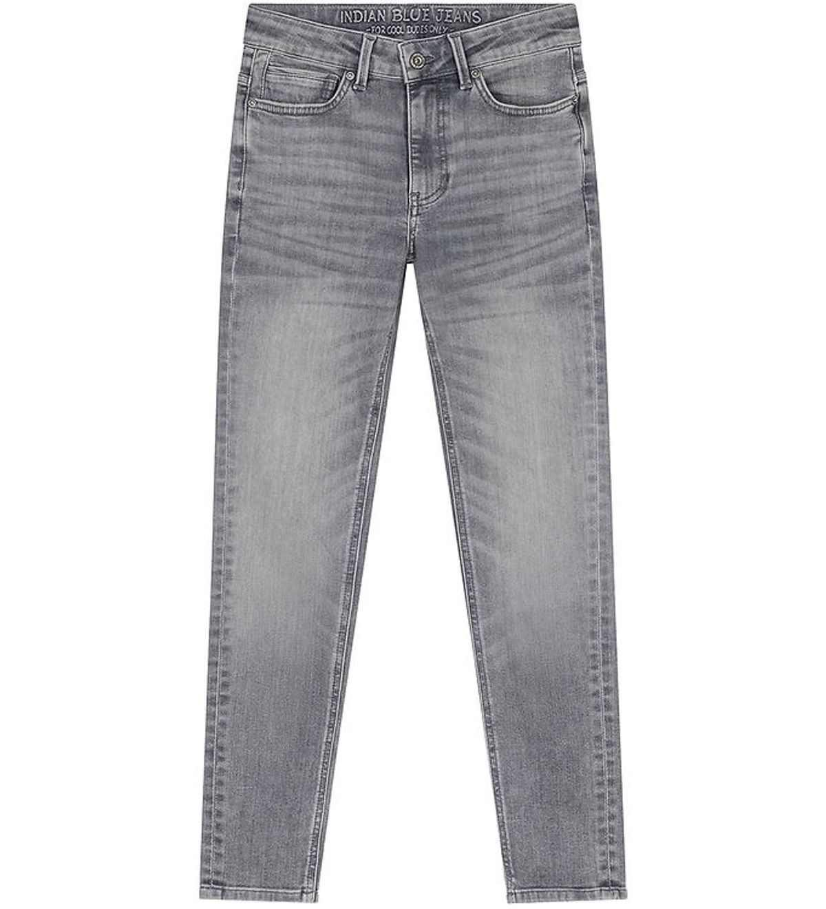 Indian Blue Jeans Jeans - Tapered Fit - Light Grey Denim