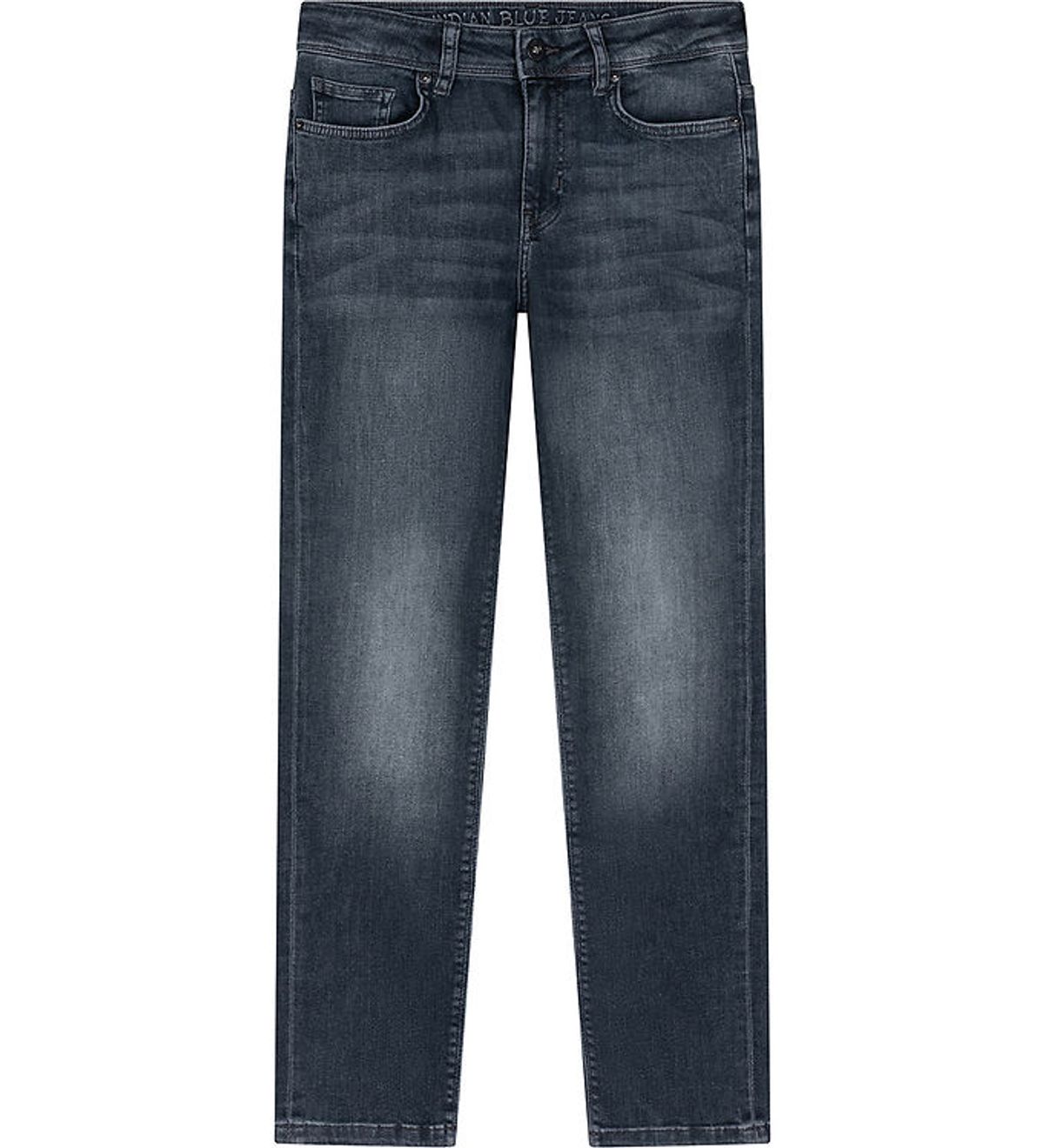 Indian Blue Jeans Jeans - Wide Straight Fit - Dark Grey Denim