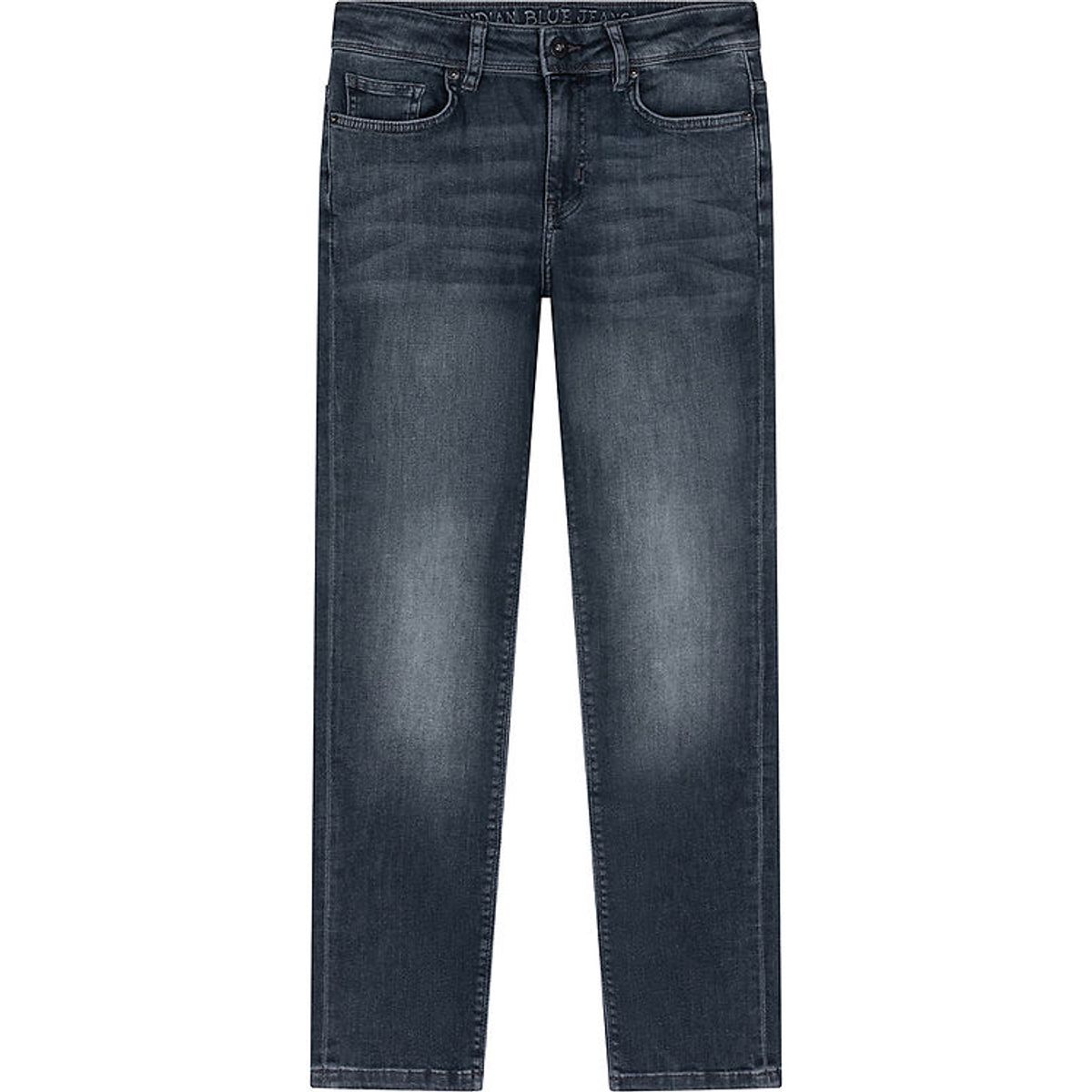 Indian Blue Jeans Jeans - Wide Straight Fit - Dark Grey Denim