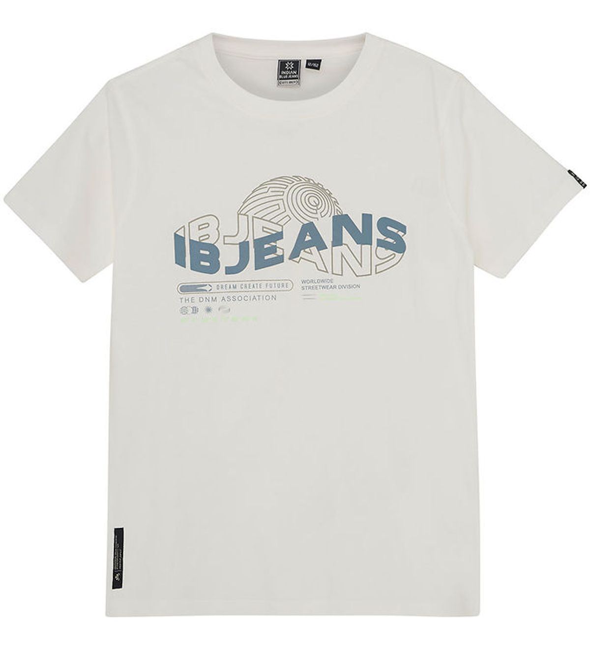 Indian Blue Jeans T-shirt - Hvid m. Print