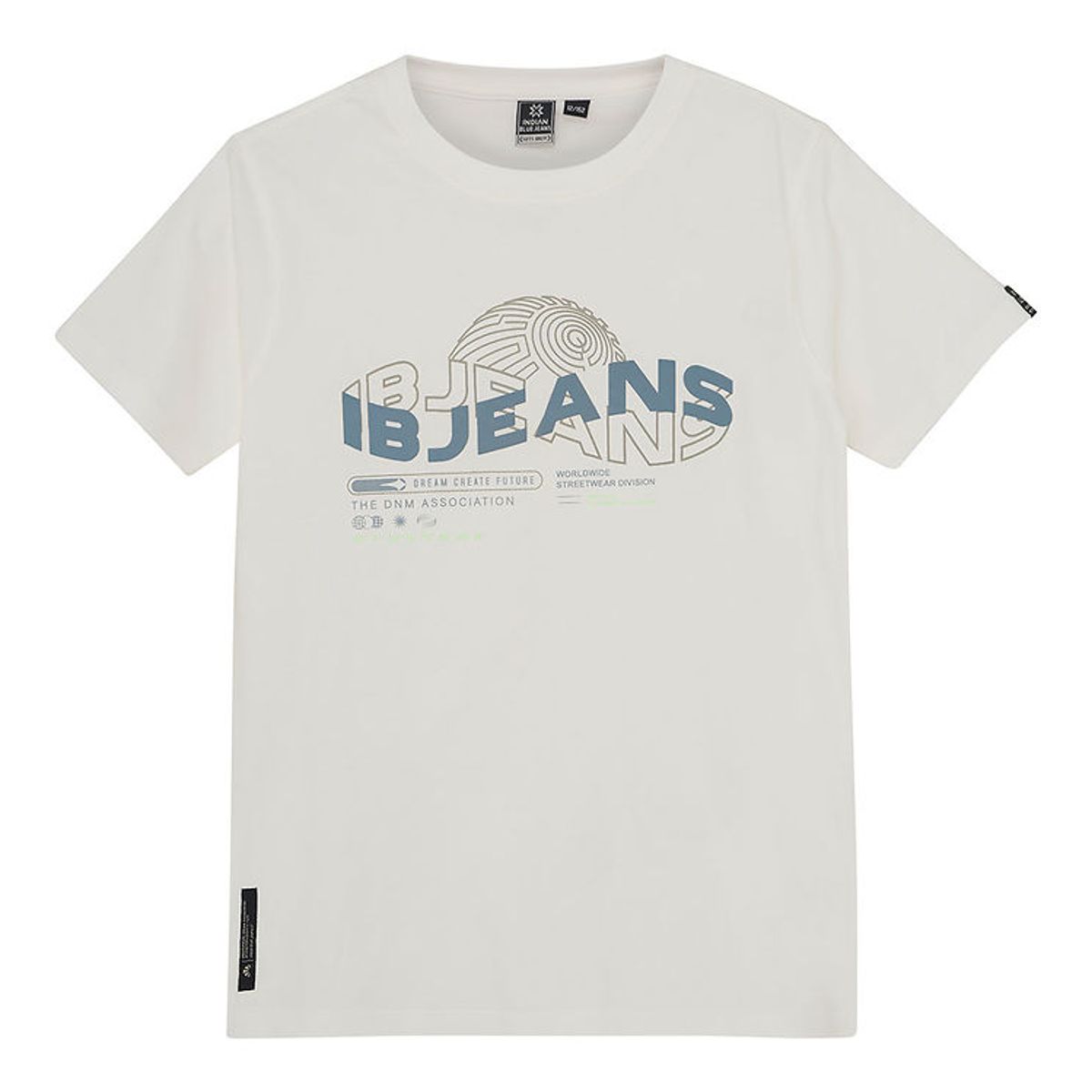 Indian Blue Jeans T-shirt - Hvid m. Print