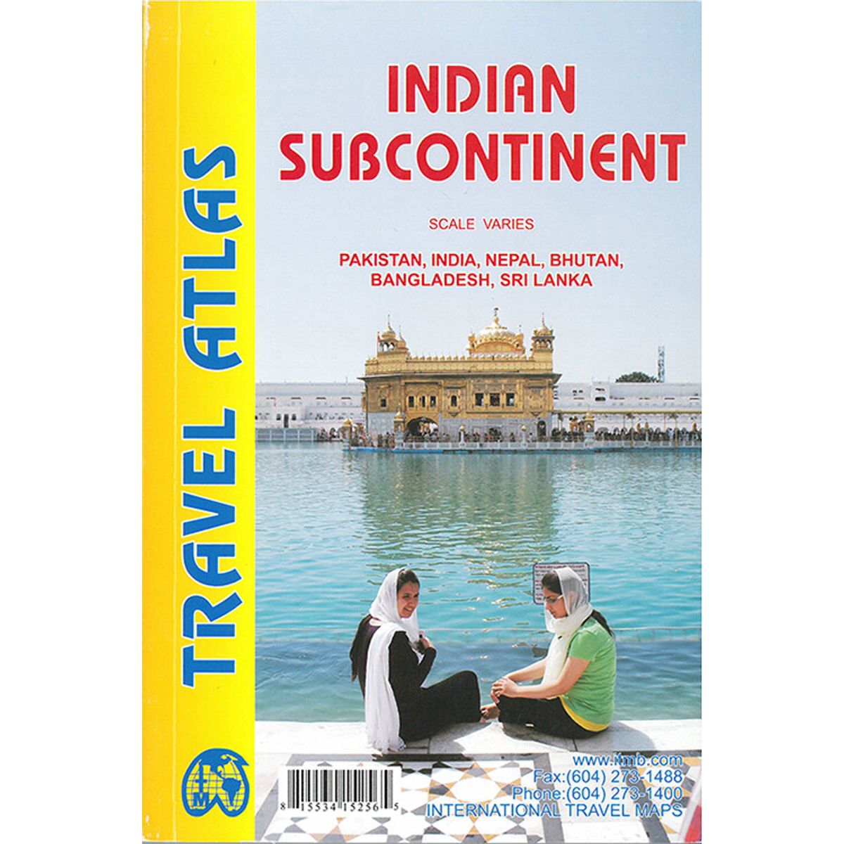 Indian Subcontinent Travel Atlas - Itmb - English Book