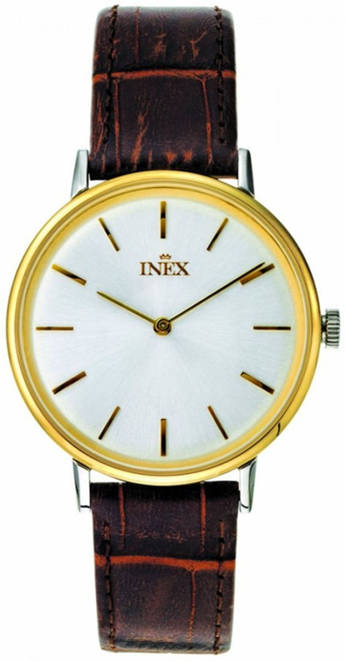 Inex Ur til Herre Mens White And Golden A69502B4I