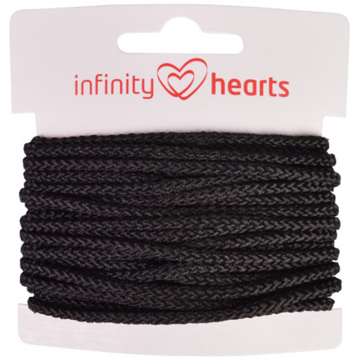 Infinity Hearts Anoraksnor Polyester 3mm 10 Sort - 5m