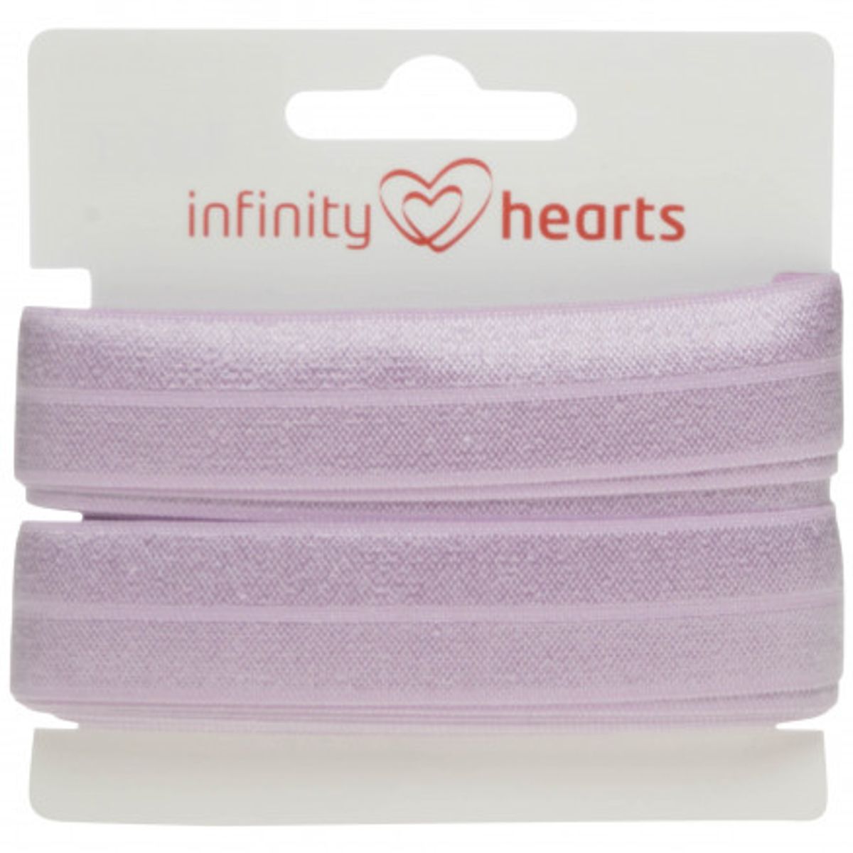 Infinity Hearts Foldeelastik 20mm 430 Rosa - 5m