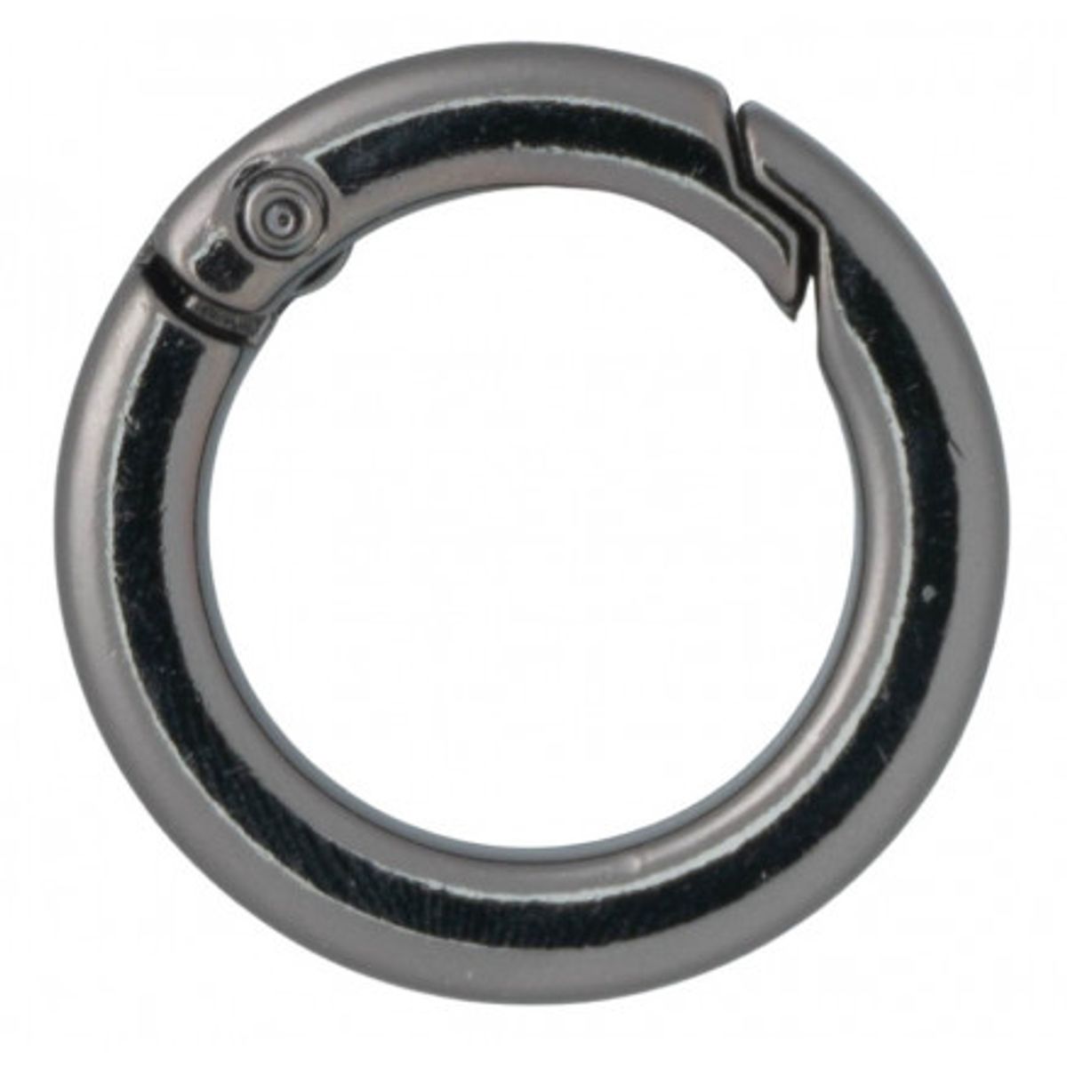 Infinity Hearts O-ring/Endeløs ring med Åbning Messing Gunmetal Ø23,5m