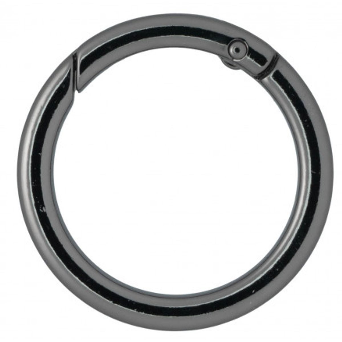 Infinity Hearts O-ring/Endeløs ring med Åbning Messing Gunmetal Ø37,6m