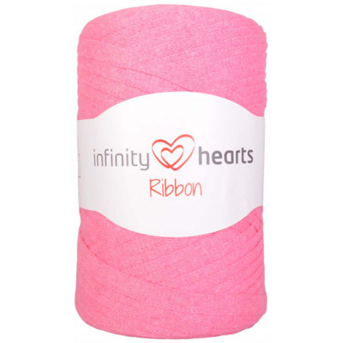 Infinity Hearts Ribbon Stofgarn 23 Lys Rosa