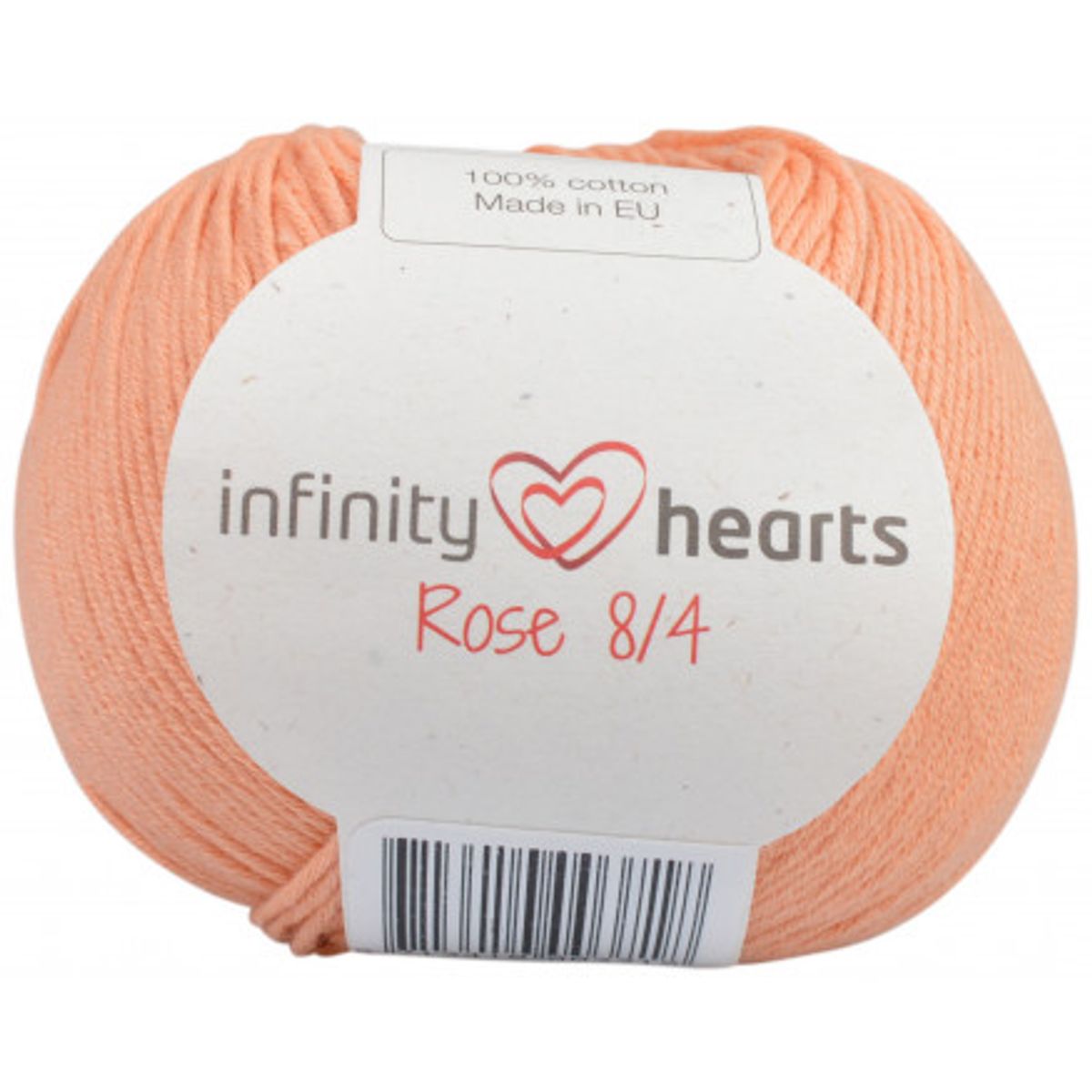 Infinity Hearts Rose 8/4 Garn Unicolor 195 Fersken