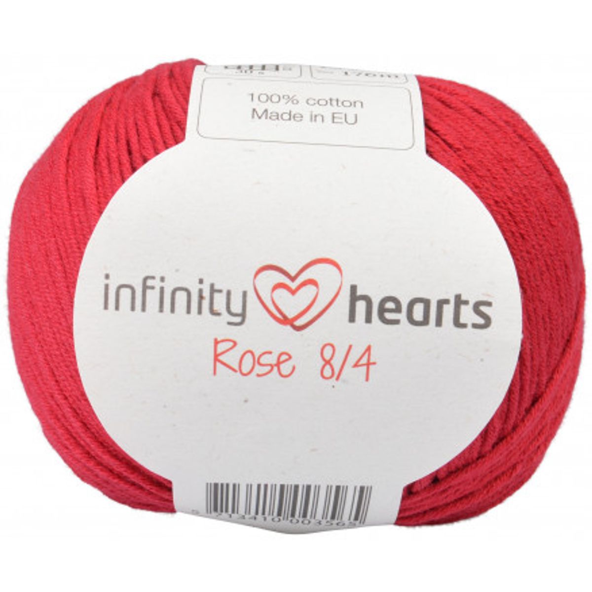 Infinity Hearts Rose 8/4 Garn Unicolor 21 Vinrød