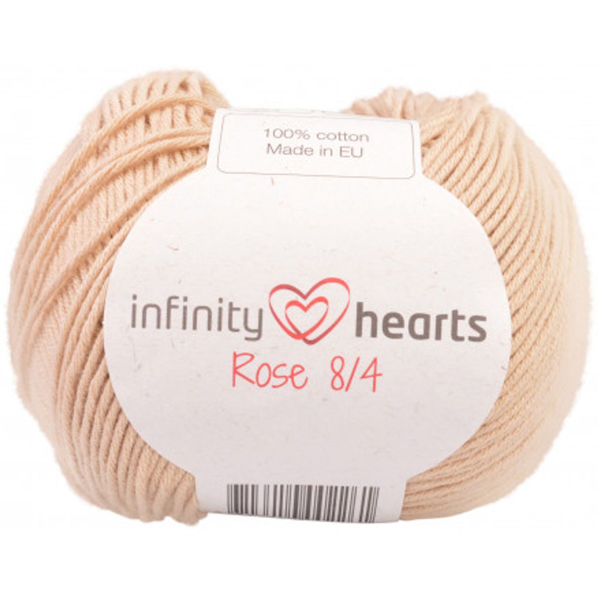 Infinity Hearts Rose 8/4 Garn Unicolor 213 Beige