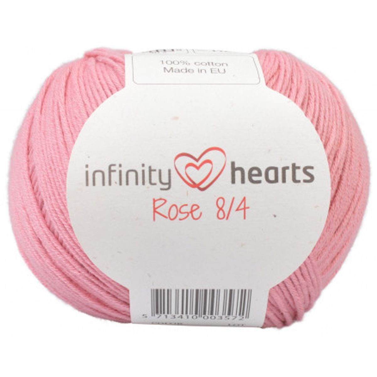 Infinity Hearts Rose 8/4 Garn Unicolor 27 Lys Gammelrosa