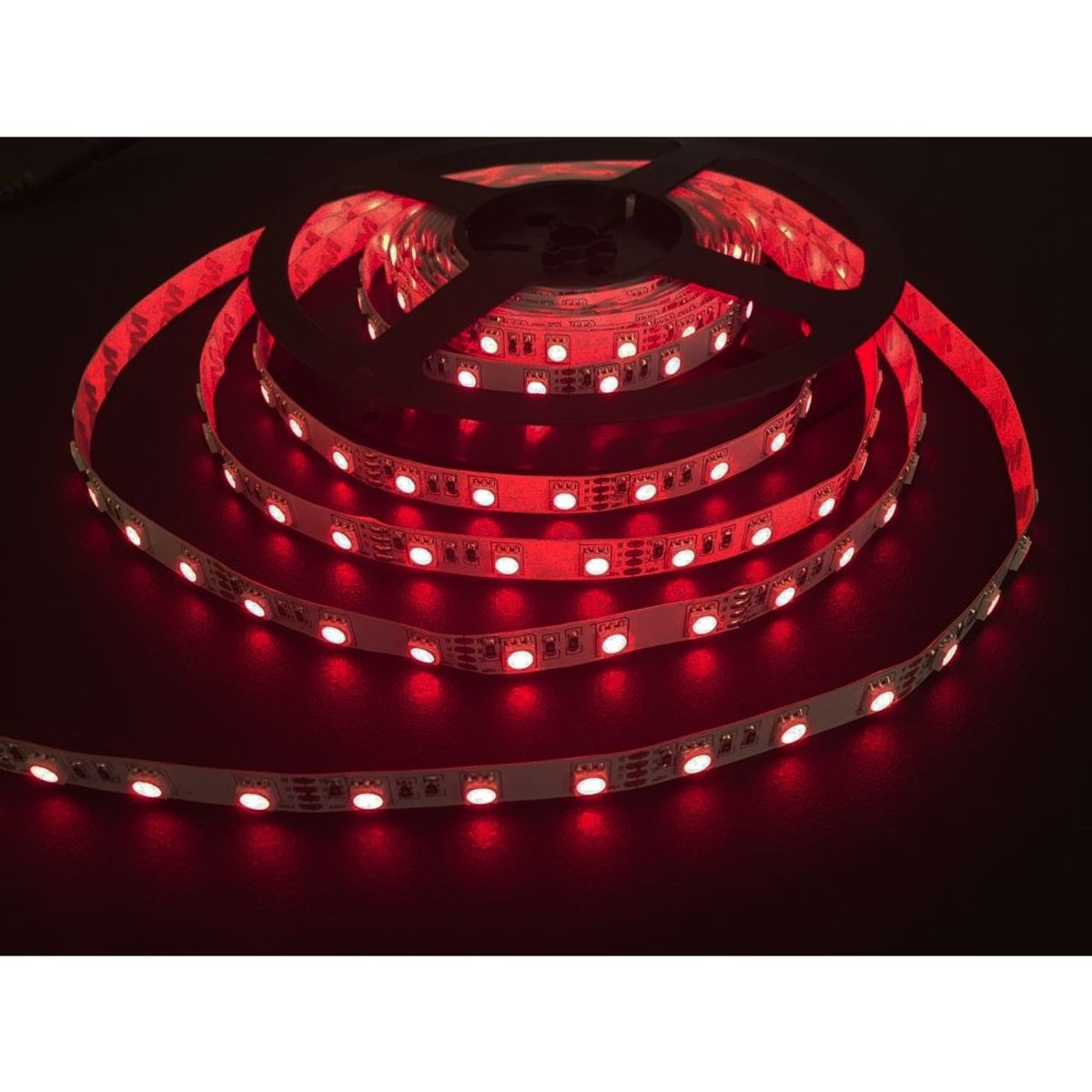 Infrarød 850 nm 10W/m 24V LED strip - 5m, IP20, 120 LED pr. meter