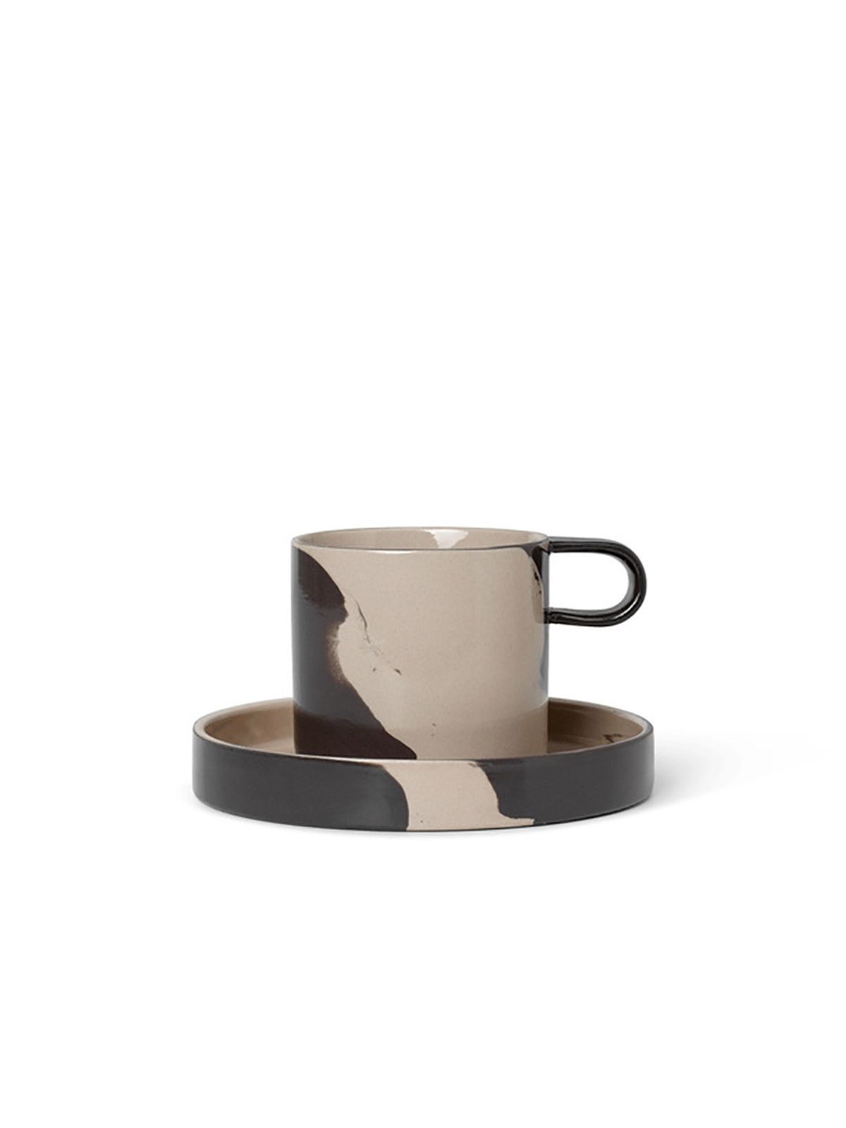 Inlay Cup with Saucer fra Ferm Living