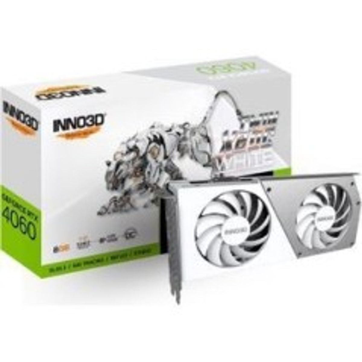 Inno3D GeForce RTX 4060 TWIN X2 OC WHITE 8GB